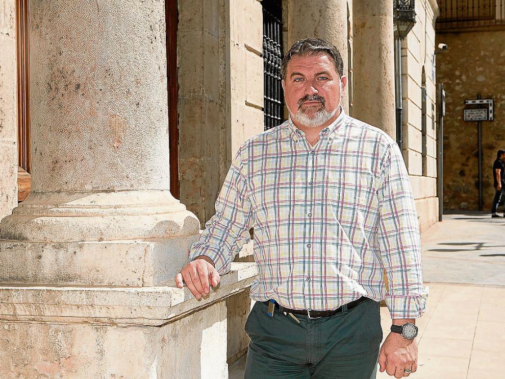 Juan Carlos Cruzado (PP), delegado de Urbanismo, a las puertas del Ayuntamiento.