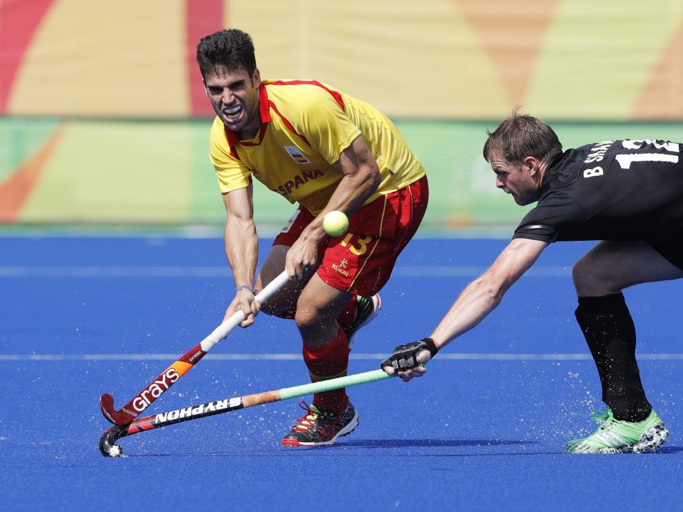 Andrés Mir, durante el partido contra Australia en Río