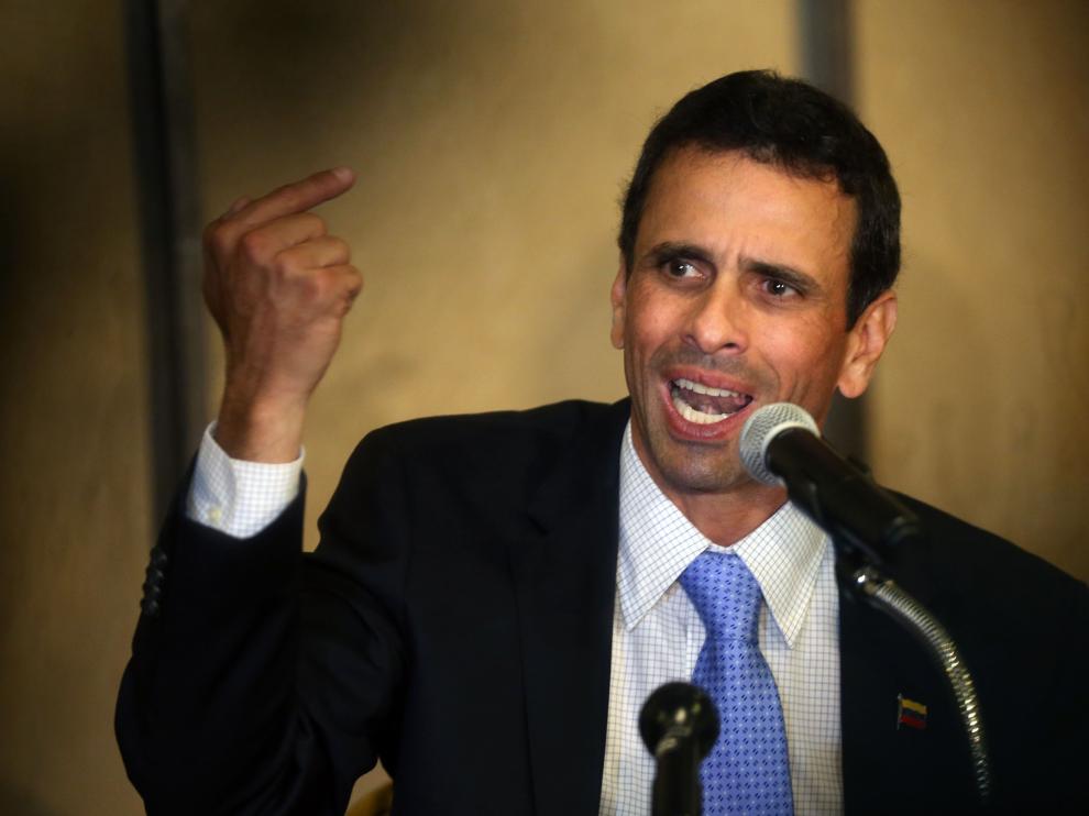 El opositor venezolano Henrique Capriles.