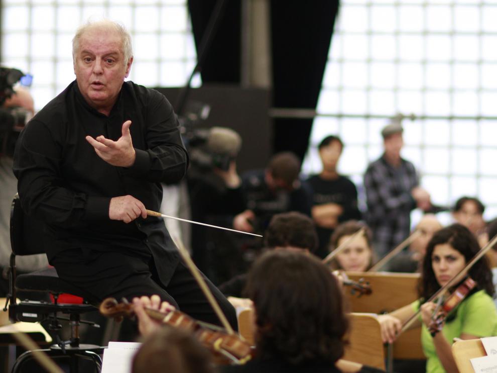 El pianista y director de orquesta argentino-israelí Daniel Barenboim