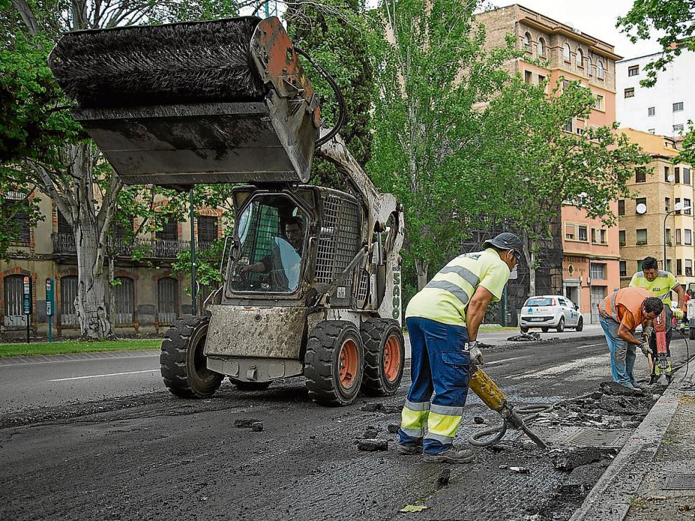 Aunque la semana que viene comienzá la señalización, las máquinas se harán esperar hasta el día 22. En la foto, obras en 2015.