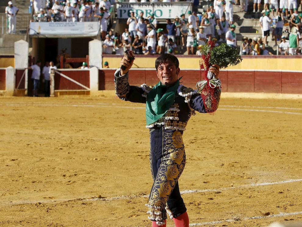 Imanol Sánchez, el protagonista de la tarde taurina en Huesca