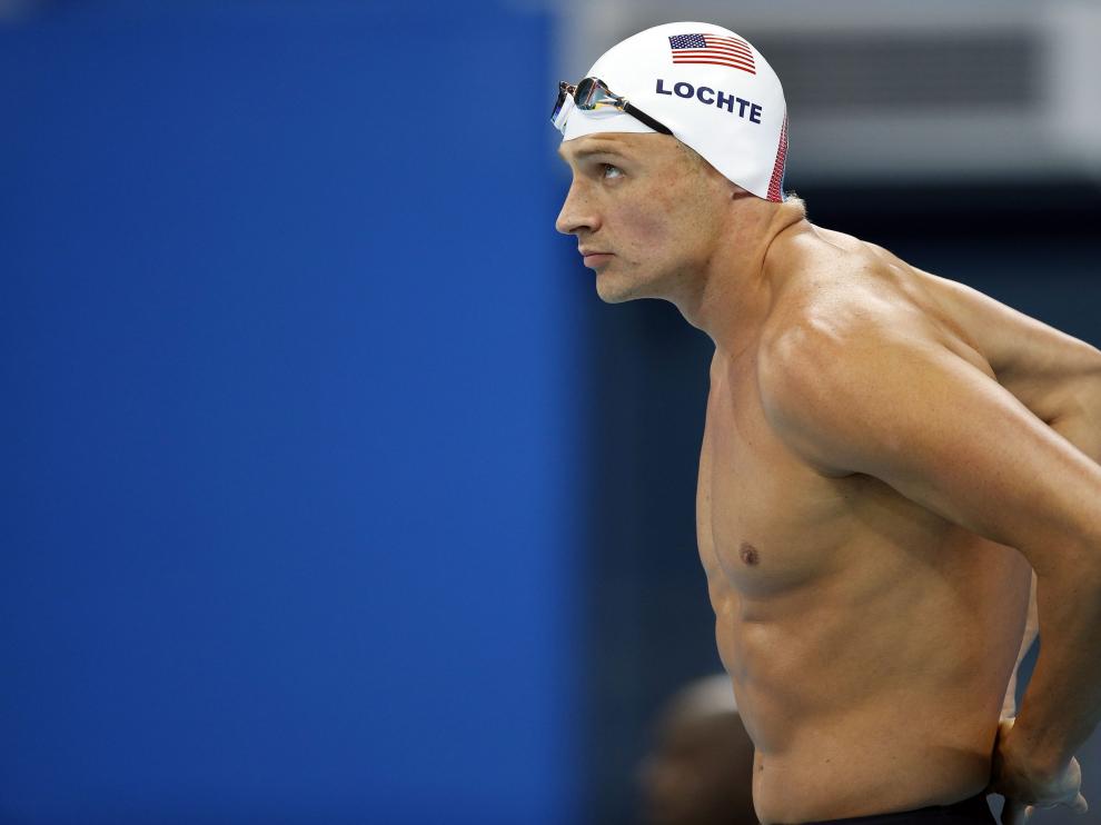 Lochte, en la piscina olímpica de Río