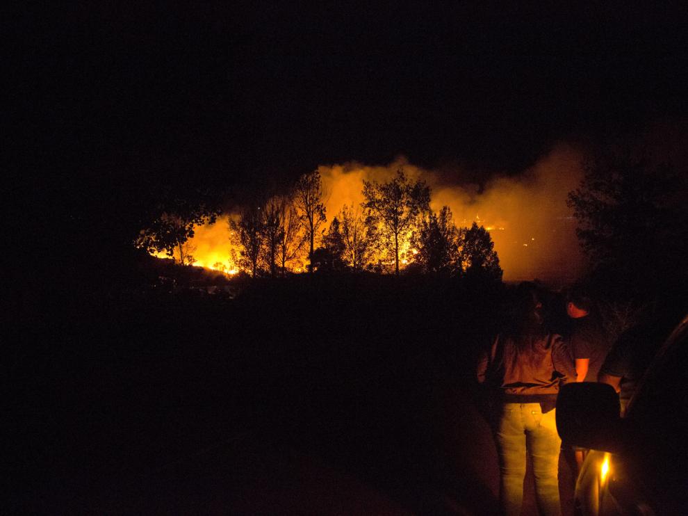 Incendio en Nuévalos, imagen de archivo.