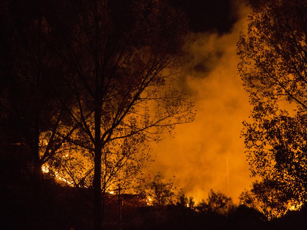 Incendio en Nuévalos