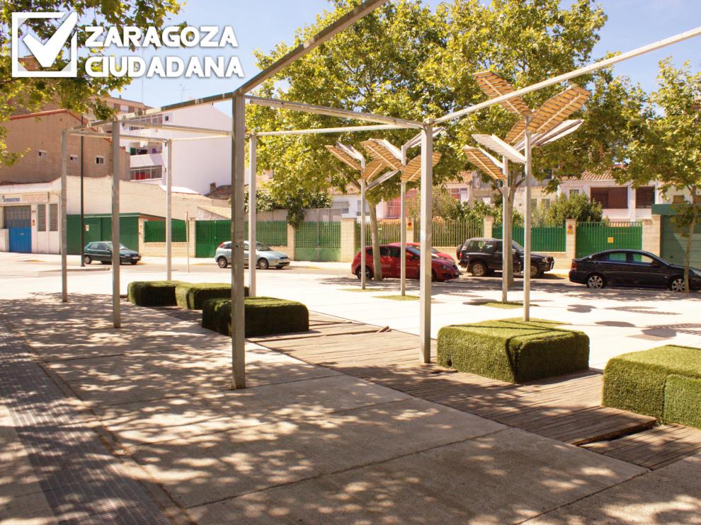Estado de la Plaza Santa Rosa de Lima.