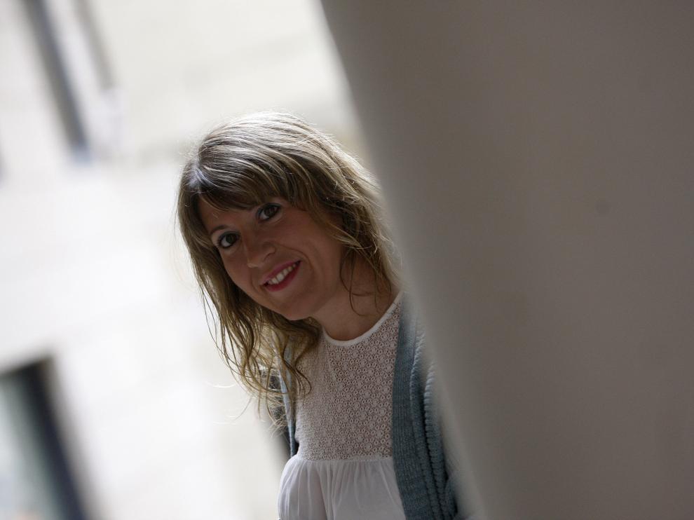 Carmen Santos, secretaria general de Podemos Galicia.