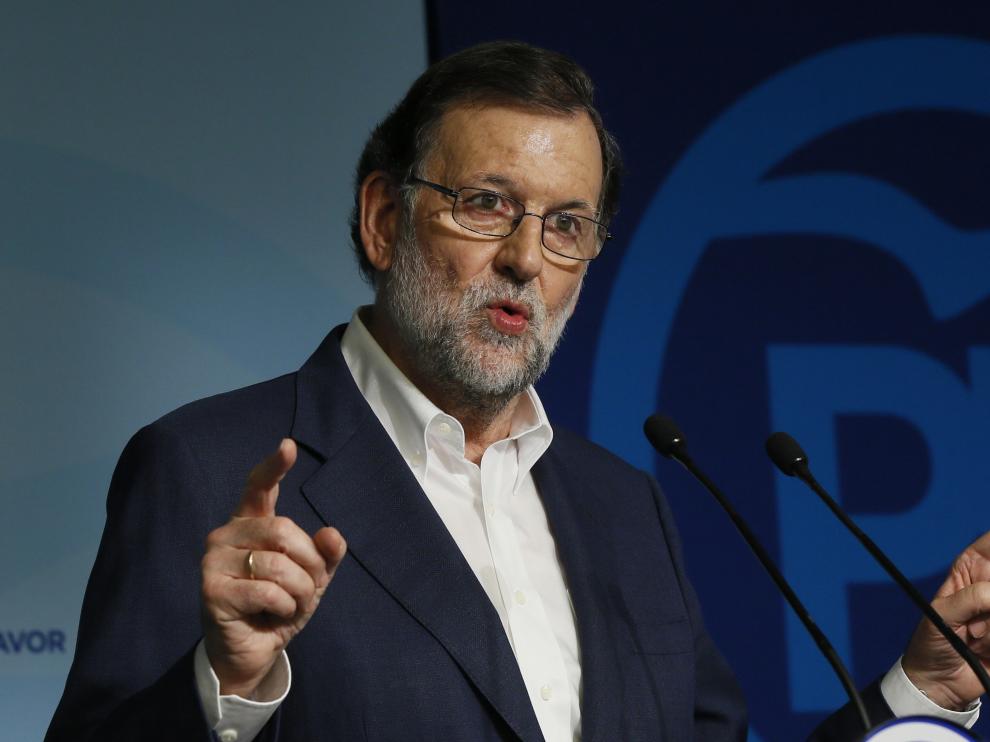 Mariano Rajoy, este miércoles en Madrid.
