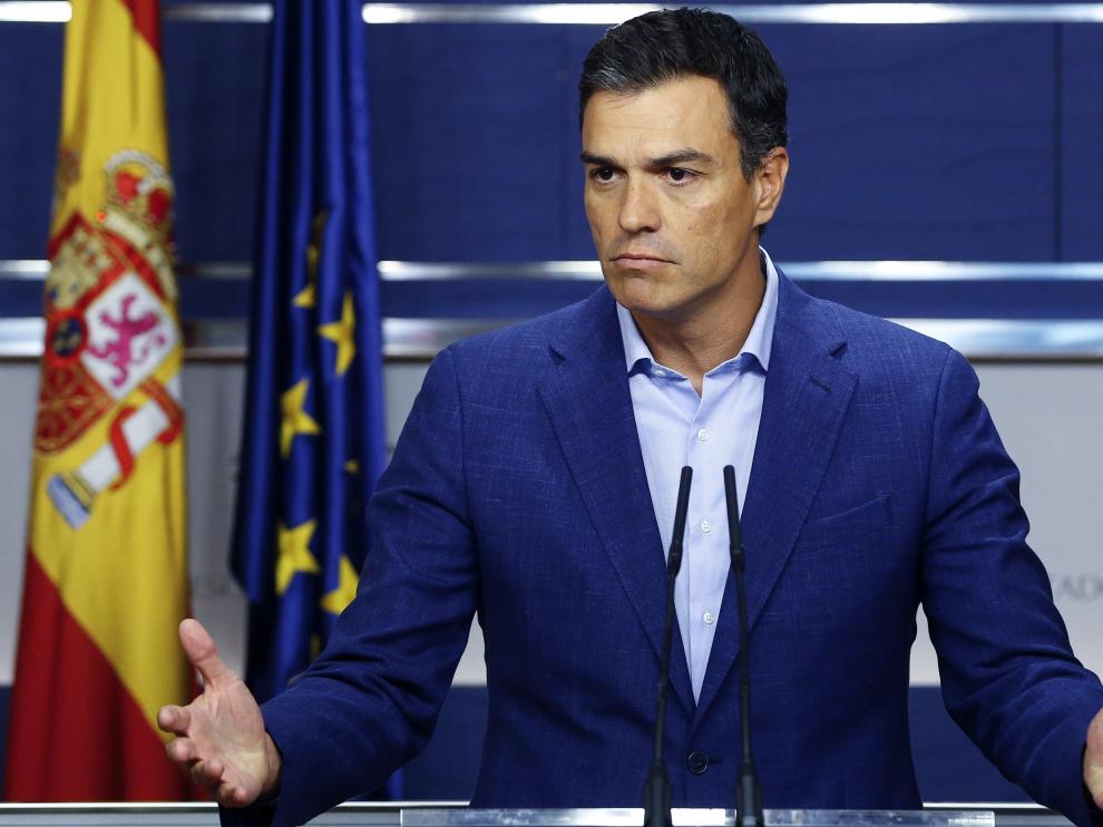 Rueda de prensa de Pedro sánchez el pasado 17 de agosto