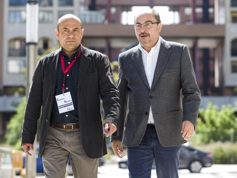 Daniel Alastuey y Javier Lambán.