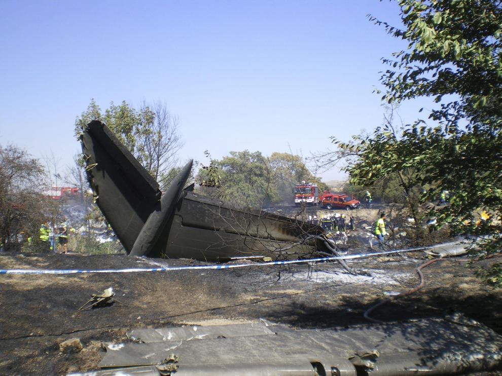 El vuelo JK5022 se estrelló en Madrid el 20 de agosto de 2008.