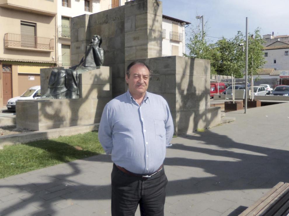 José Alfonso Nasarre, en una foto reciente en Graus.