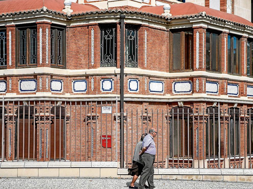 Aspecto reciente de Casa Solans, en el número 60 de la avenida de Cataluña.