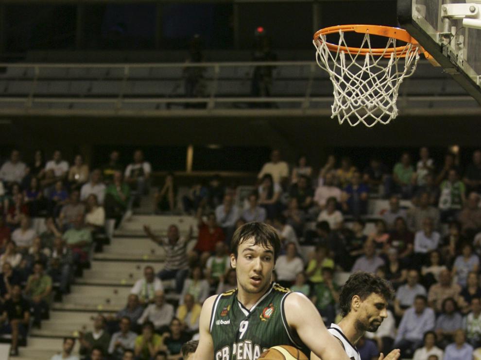 Marcos Portález en un encuentro de la pasada temporada.