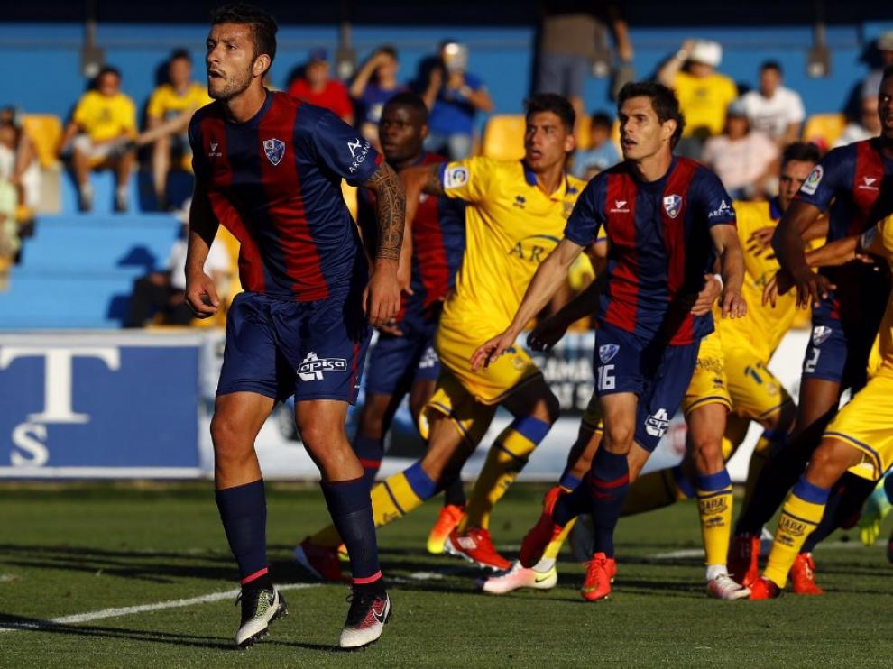 Un momento del Alcorcón-SD Huesca.