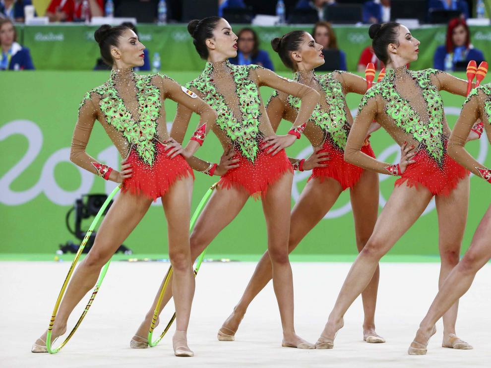 España alcanza la plata en gimnasia rítmica