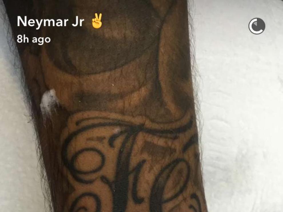 Tatuaje de Neymar.