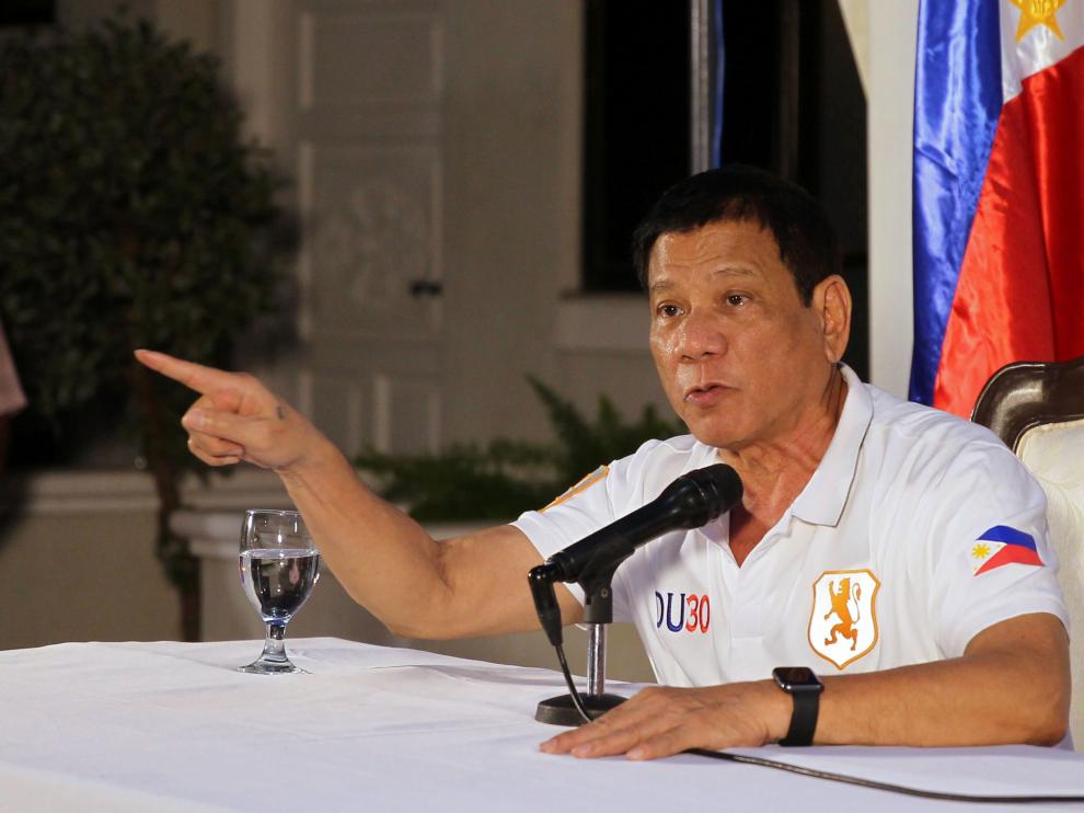 El presidente de Filipinas, Rodrigo Duterte.