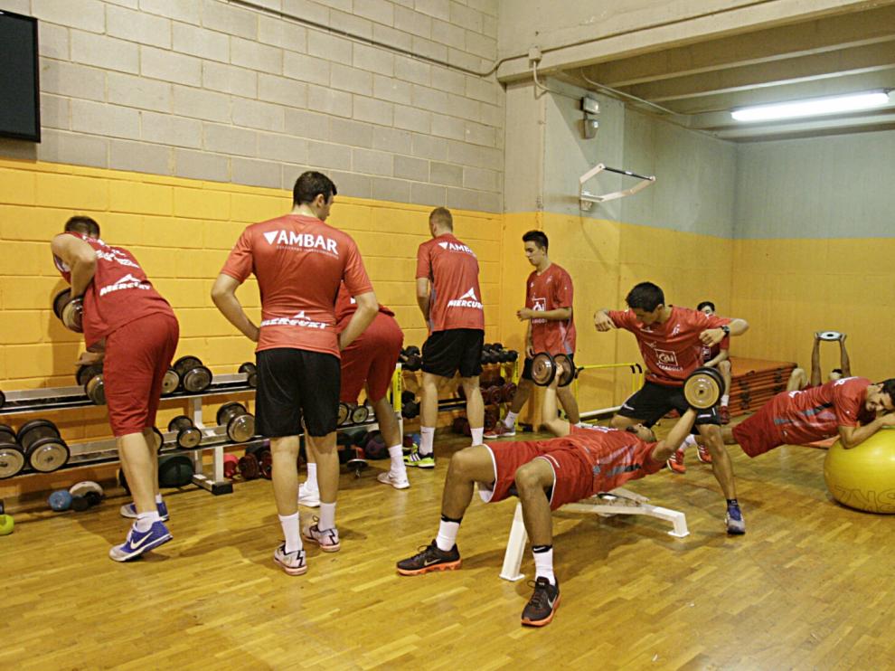 Entrenamiento del CAI Zaragoza