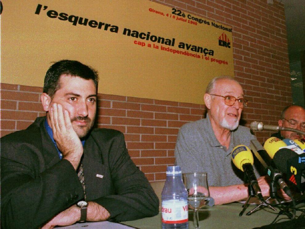 Foto archibo de Jordi Carbonell (segundo de izquierda a derecha)