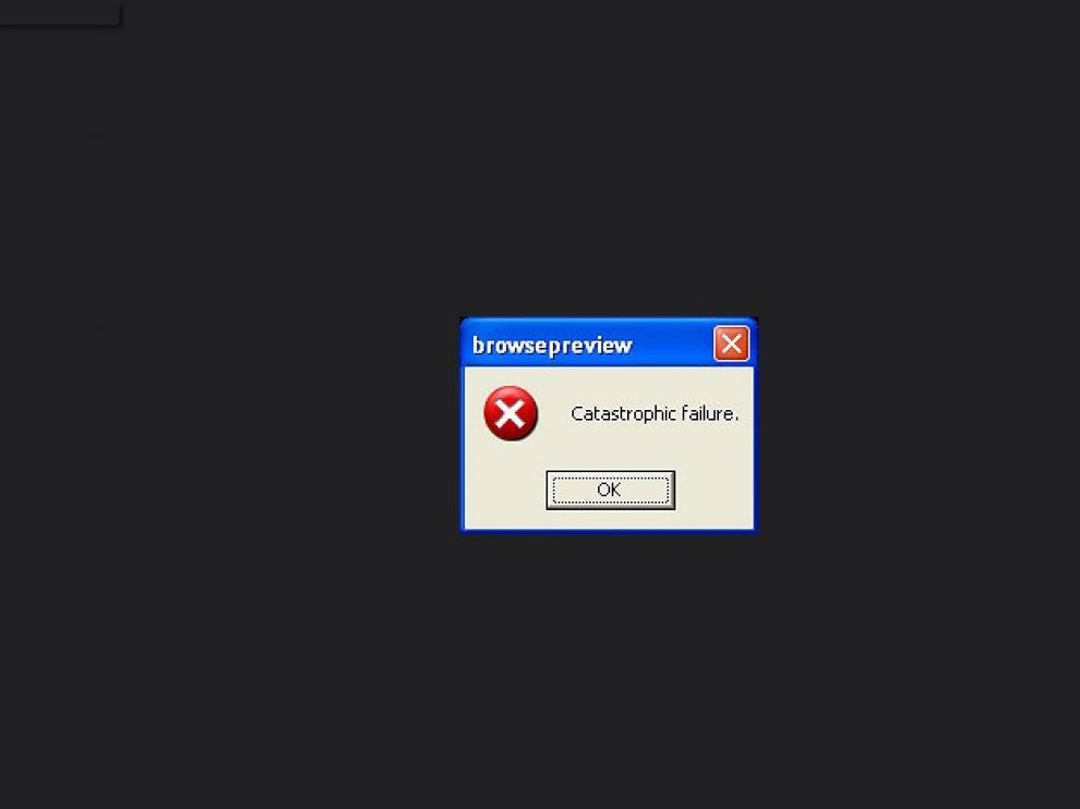 En ocasiones, un error de software o hardware tiene consecuencias catastróficas.
