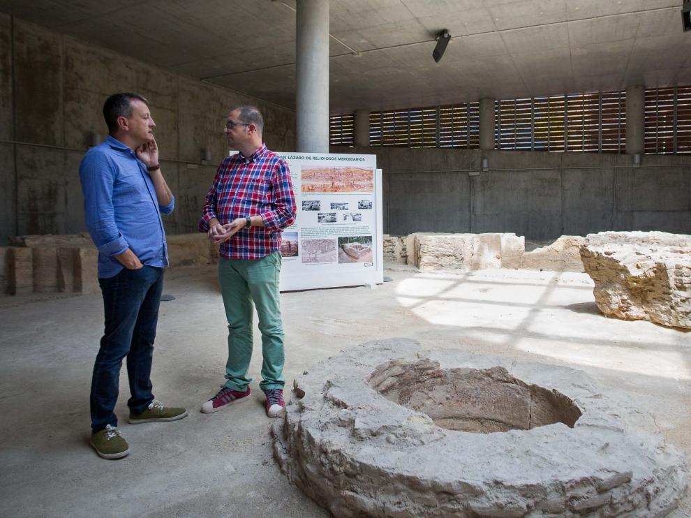 Foto archivo de Fernando Rivarés en el Centro de Interpretación de San Lázaro.