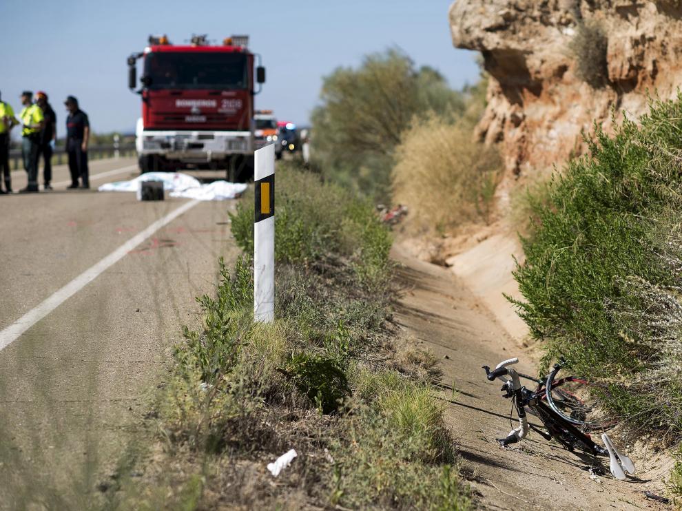 24 ciclistas han fallecido en la carretera durante 2016, uno menos que el año pasado
