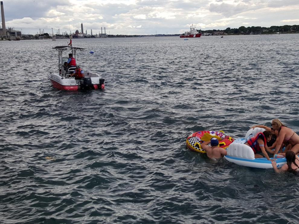 Eran bañistas que participaban en un festival anual que se celebra cada año en Port Huron