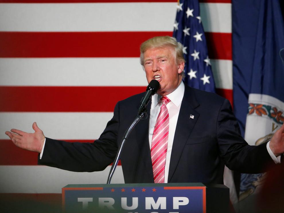 El candidato republicano Donald Trump.