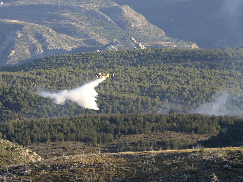 Incendio en Ejulve (Teruel)