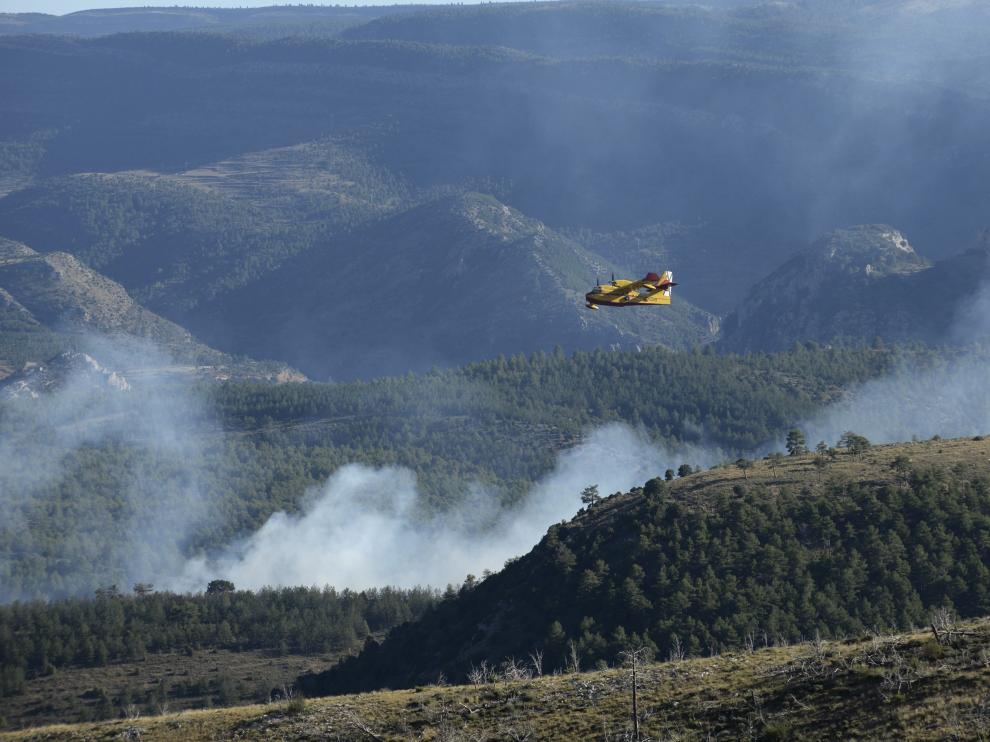 Incendio en Ejulve (Teruel)