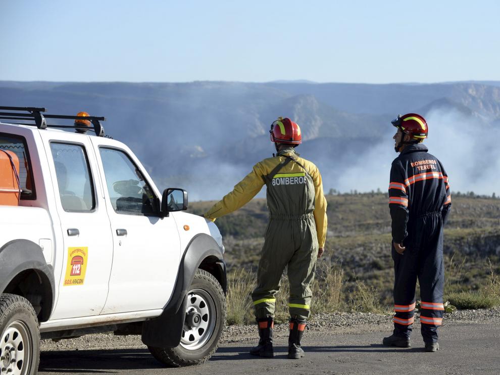 Incendio en Ejulve (Teruel).