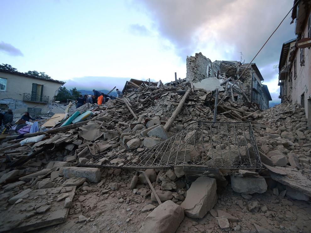 Terremoto en el centro de Italia.