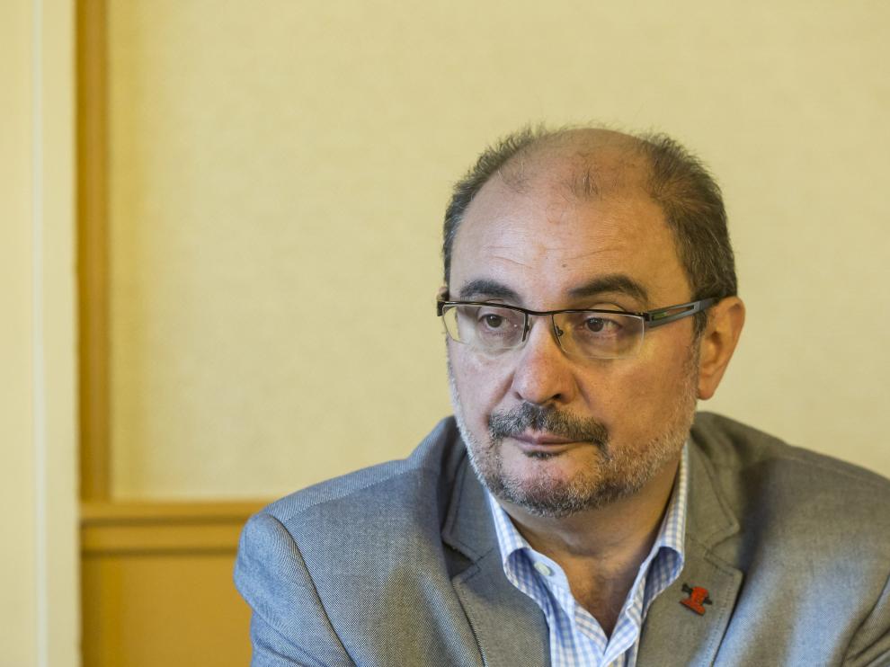 El presidente Lambán.