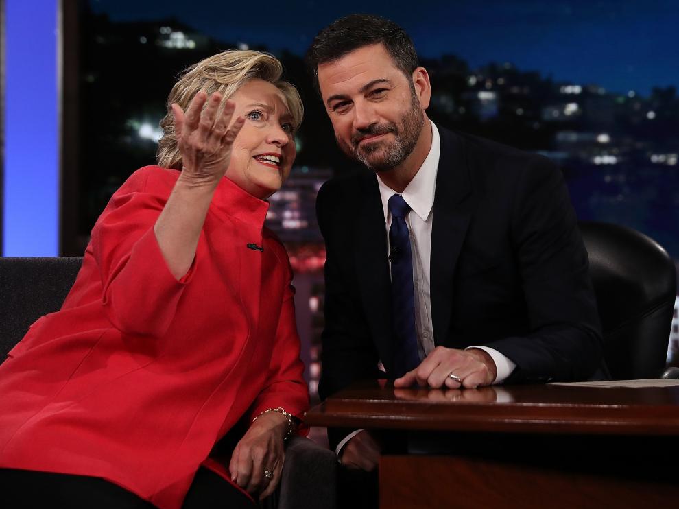 Clinton en el show de Jimmy Kimmel