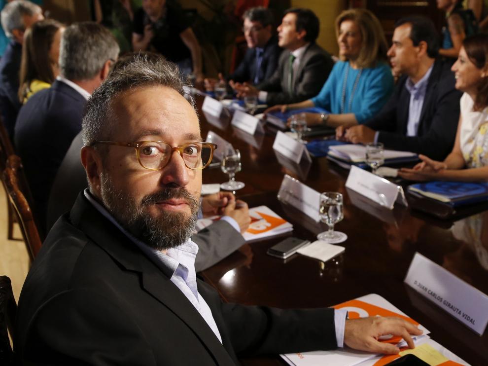 El integrante del equipo negociador de Ciudadanos Juan Carlos Girauta