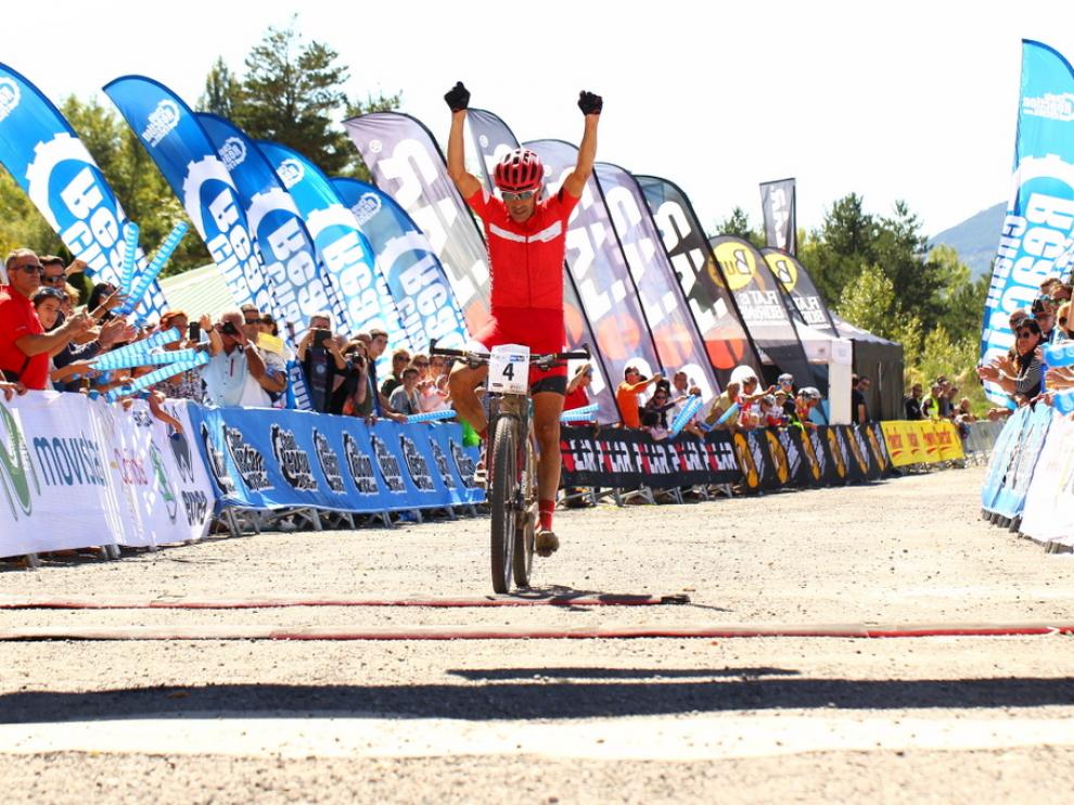 Una imagen de la última edición de la Quebrantahuesos MTB