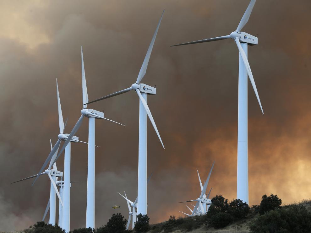 Una colilla encendida arrojada desde un vehículo que transitaba por la autopista AP-15 podría ser el origen del incendio.