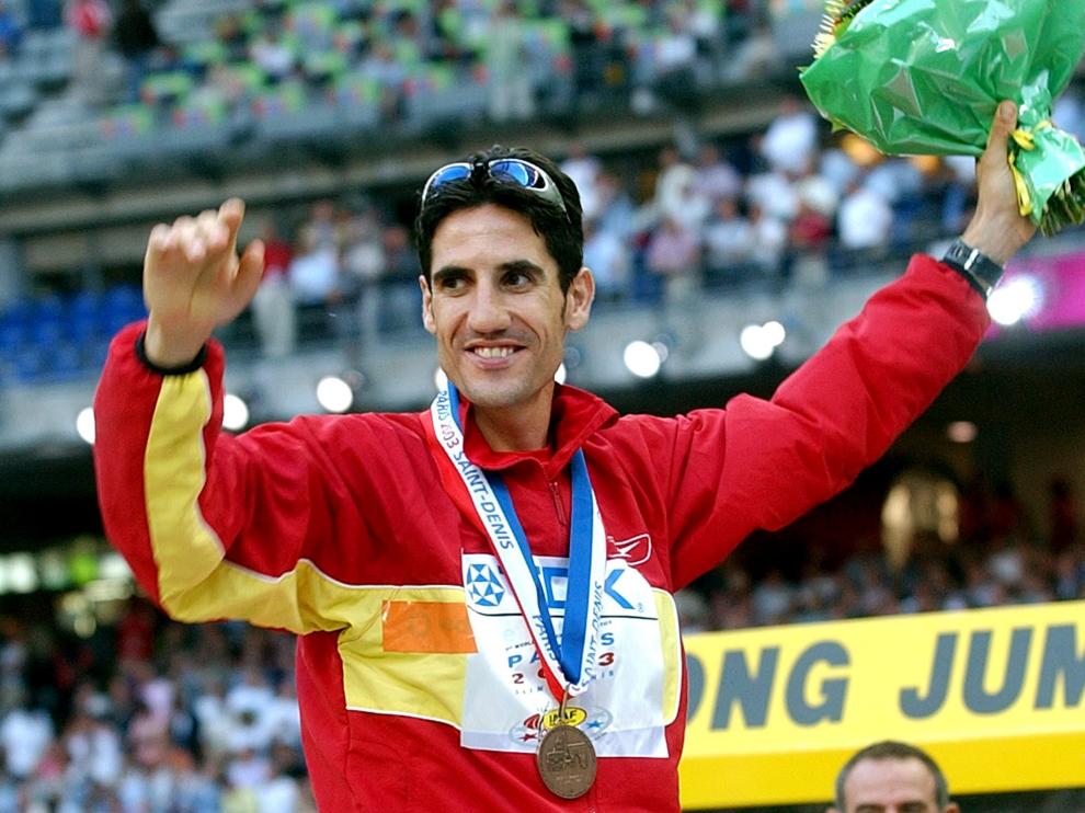 Aquel 26 de agosto de 2003 el montisonense Eliseo Martín se colgó el bronce en los 3.000 obstáculos en el Mundial de París