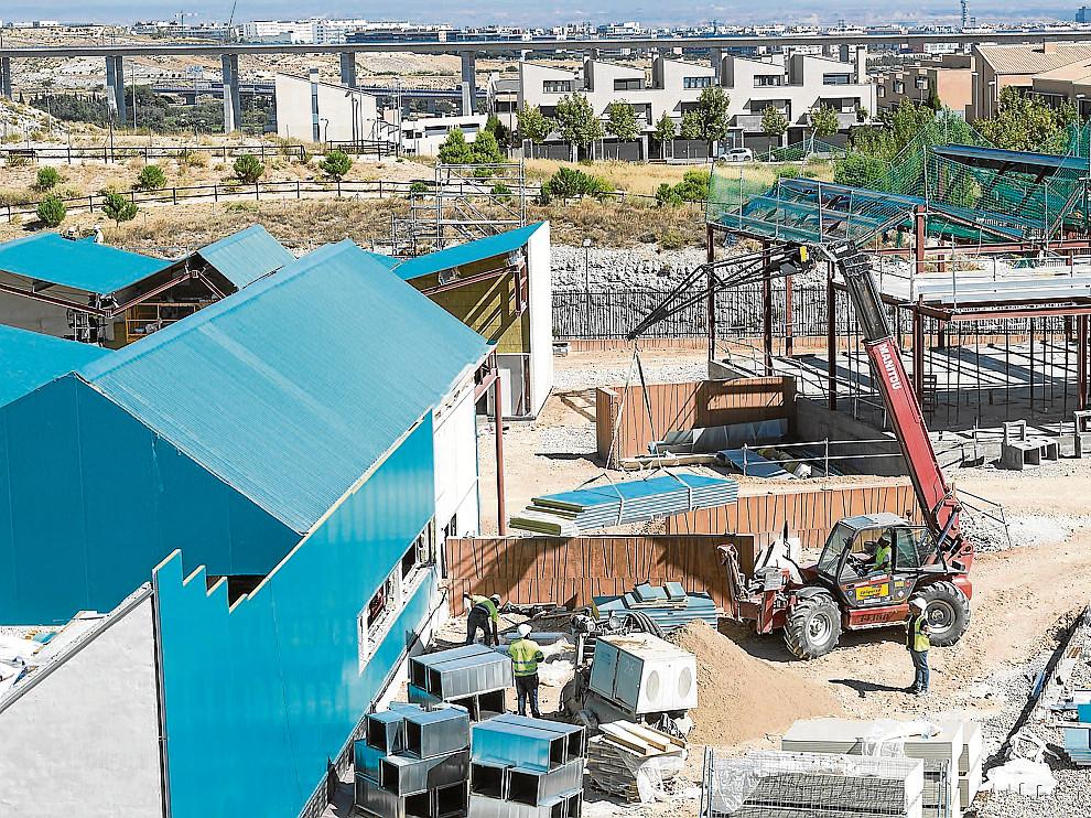 Detalle de las obras esta semana en el Cuarte III, que debe abrir el 8 de septiembre.