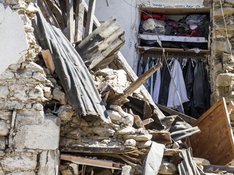 Destrozos que causó el terremoto en Amatrice.
