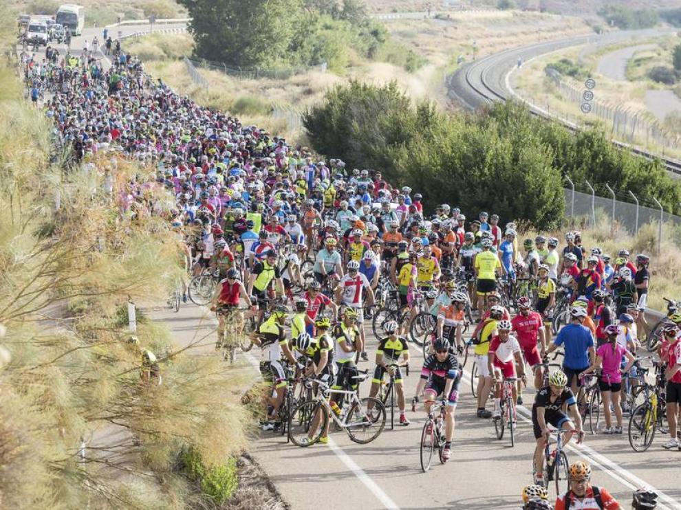 Marcha ciclista de Zarragoza a Botorrita