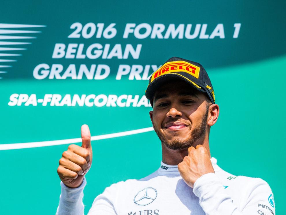 Hamilton, tras la carrera.