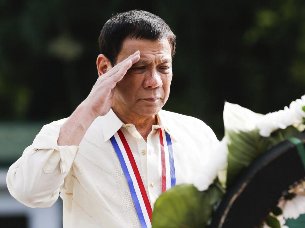 El presidente de Filipinas, Rodrigo Duterte.