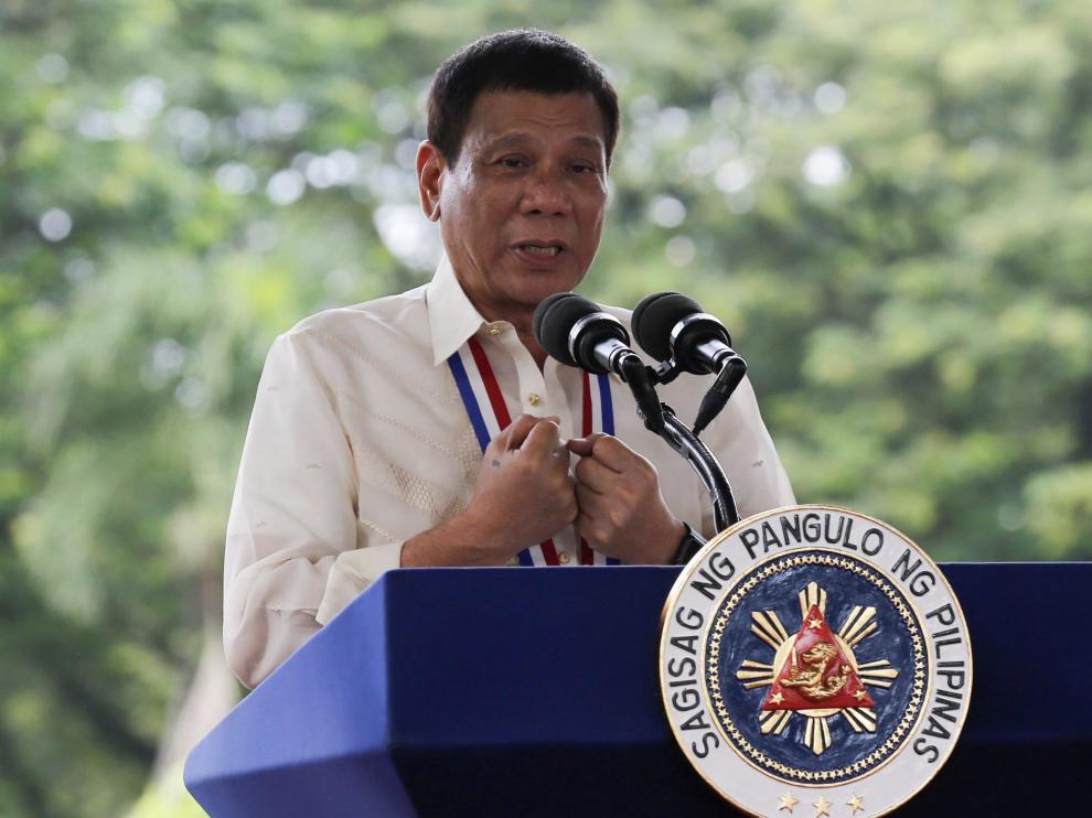 El presidente de Filipinas, Rodrigo Duterte.