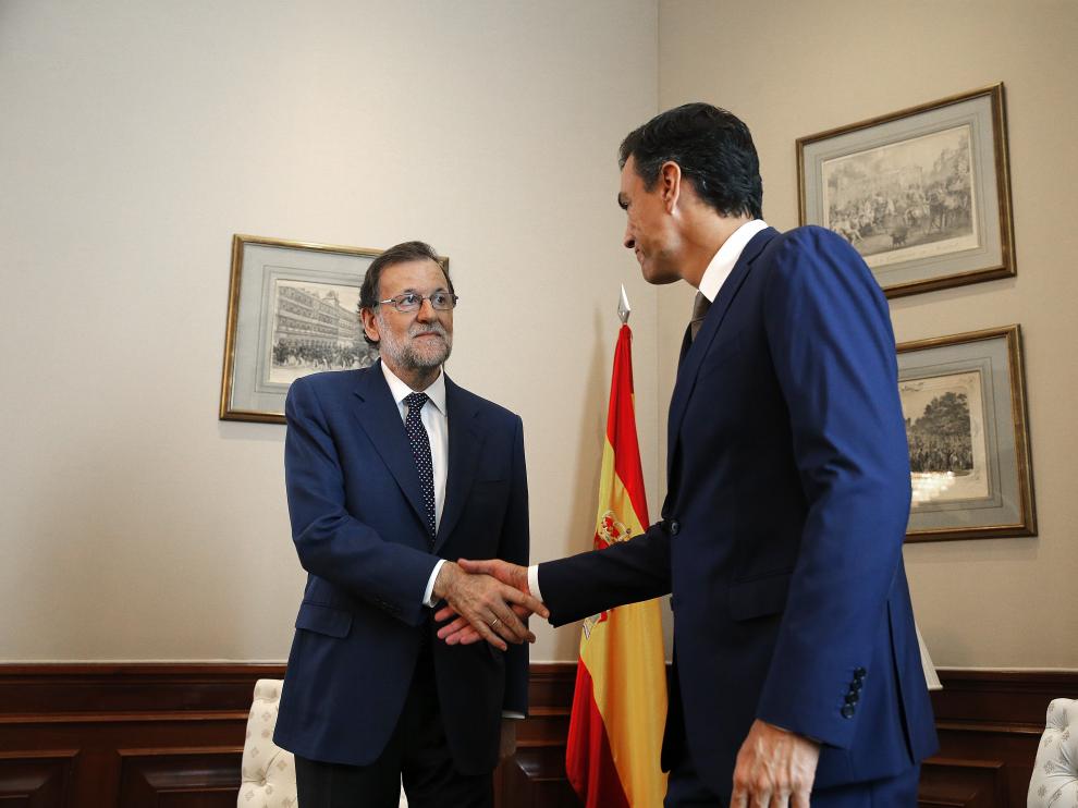 Rajoy y Sánchez.