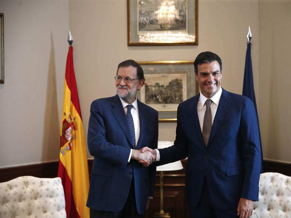 Mariano Rajoy se reunió el lunes con Pedro Sánchez.