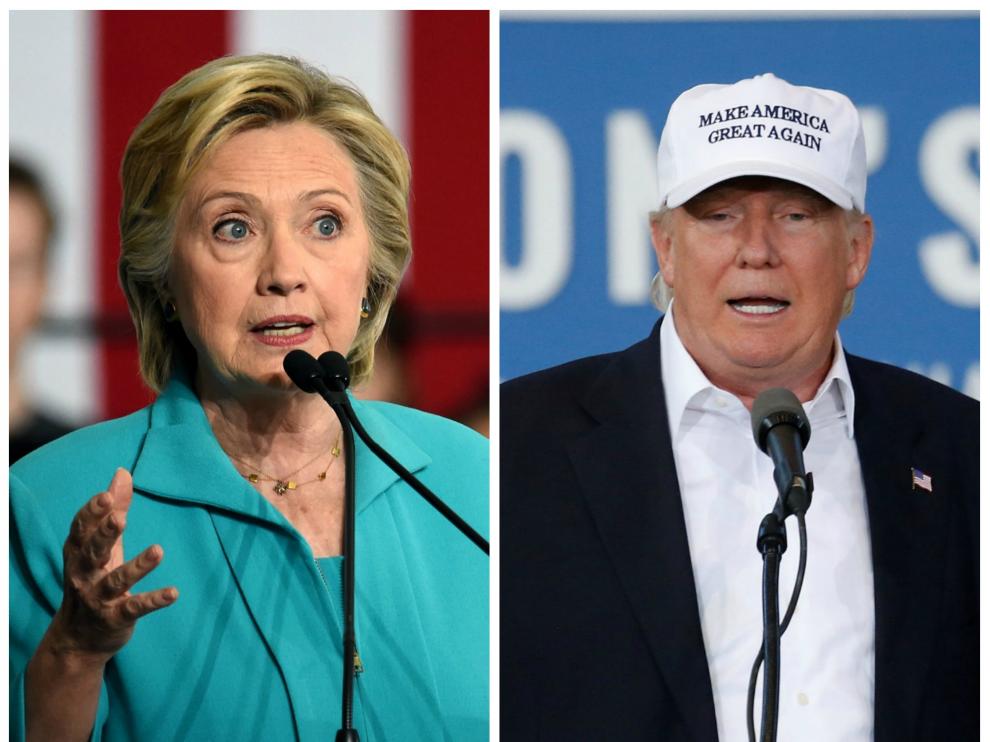 Hillary Clinton y Donald Trump.