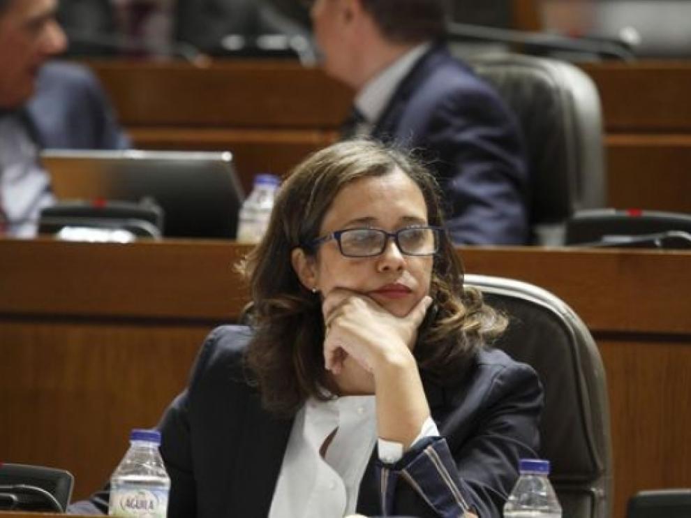 La parlamentaria del PP aragonés Marián Orós.