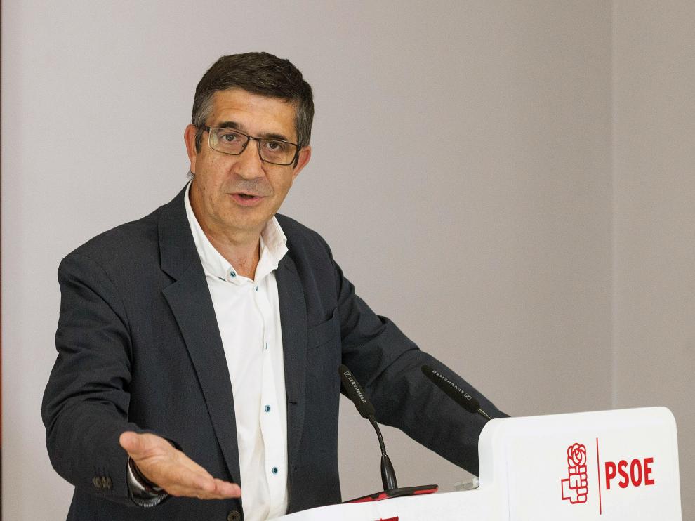 El secretario de Relaciones Políticas del PSOE, Patxi López.